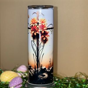 NIB Faith Sublimated  20 oz Insulated Tumbler